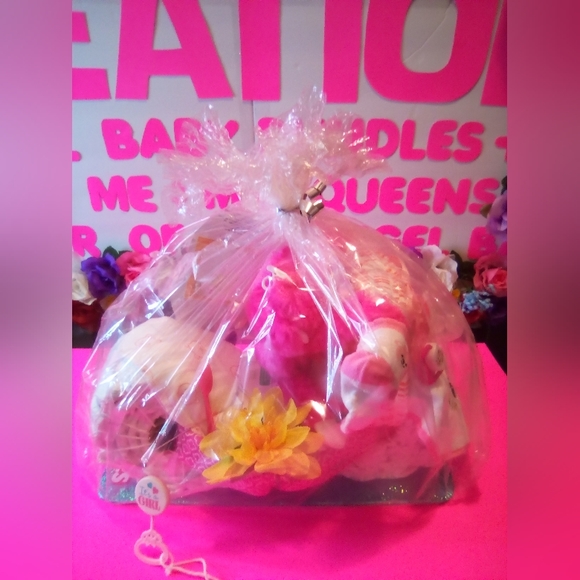 #151👉🏼🚨 ALREADY GONE 🚨MOTORCYCLE DIAPER CAKE ("FOR A BABY GIRL") - Picture 6 of 10